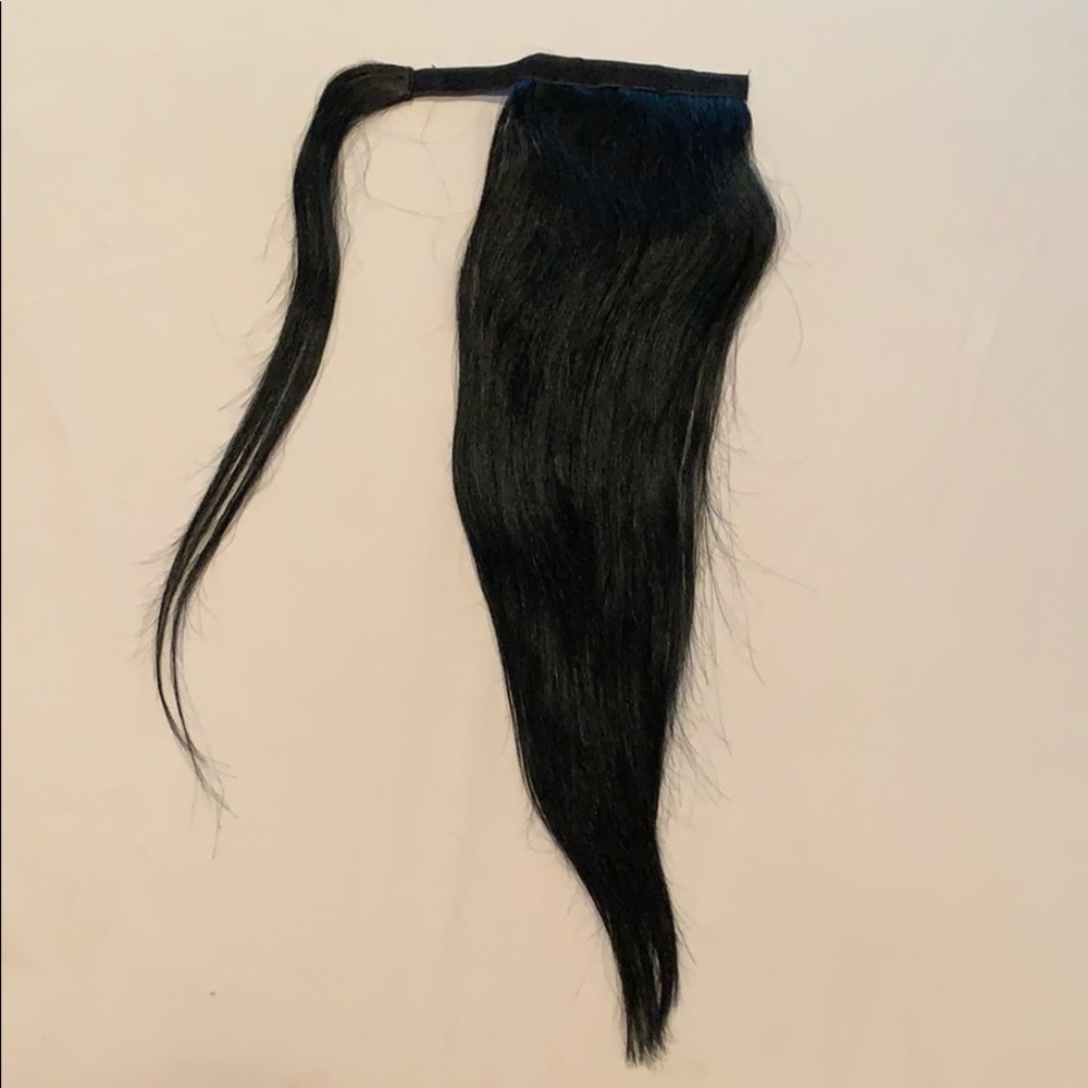 16 inch Real Human Hair Clip In Ponytail